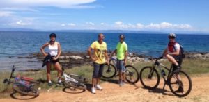 Sea side bike tour