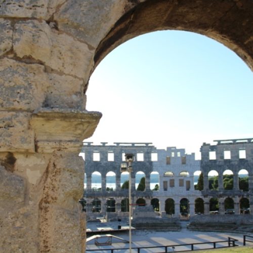 Time travelling across Istrian coast